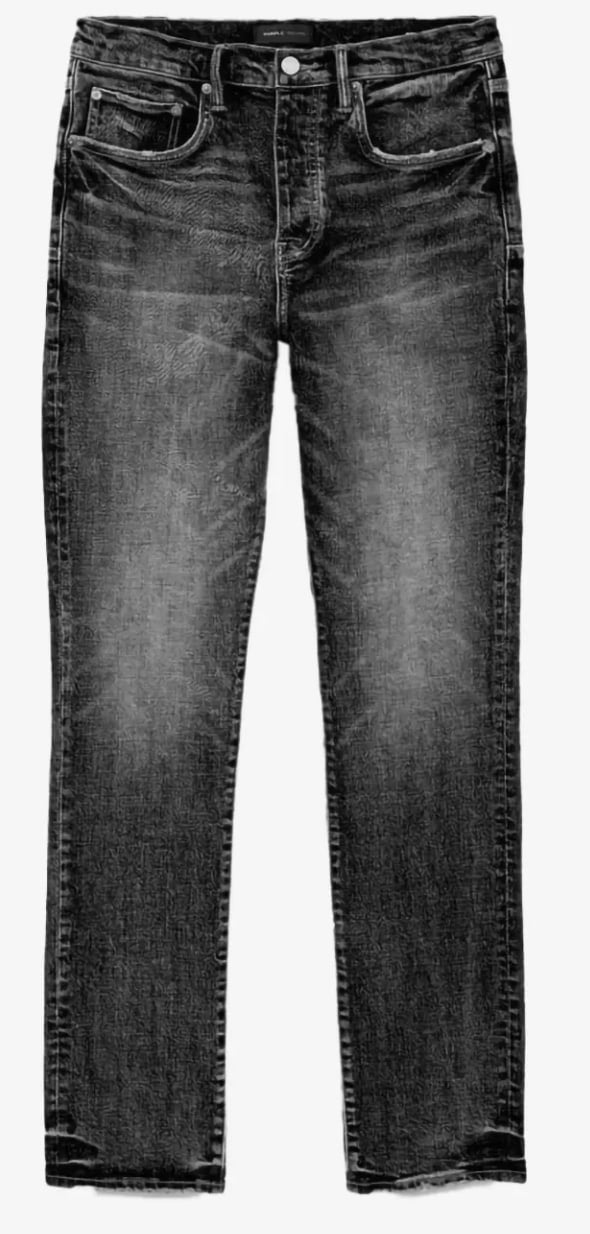Purple Jeans Washed Black