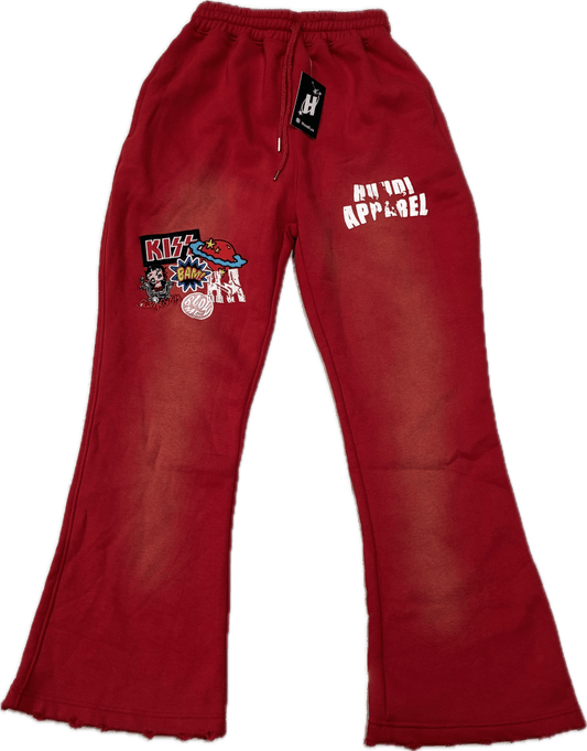 Showcase Huudi Cherry Red Sweatpants