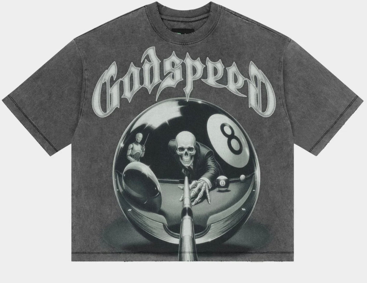 Godspeed 8Ball Grey Tee