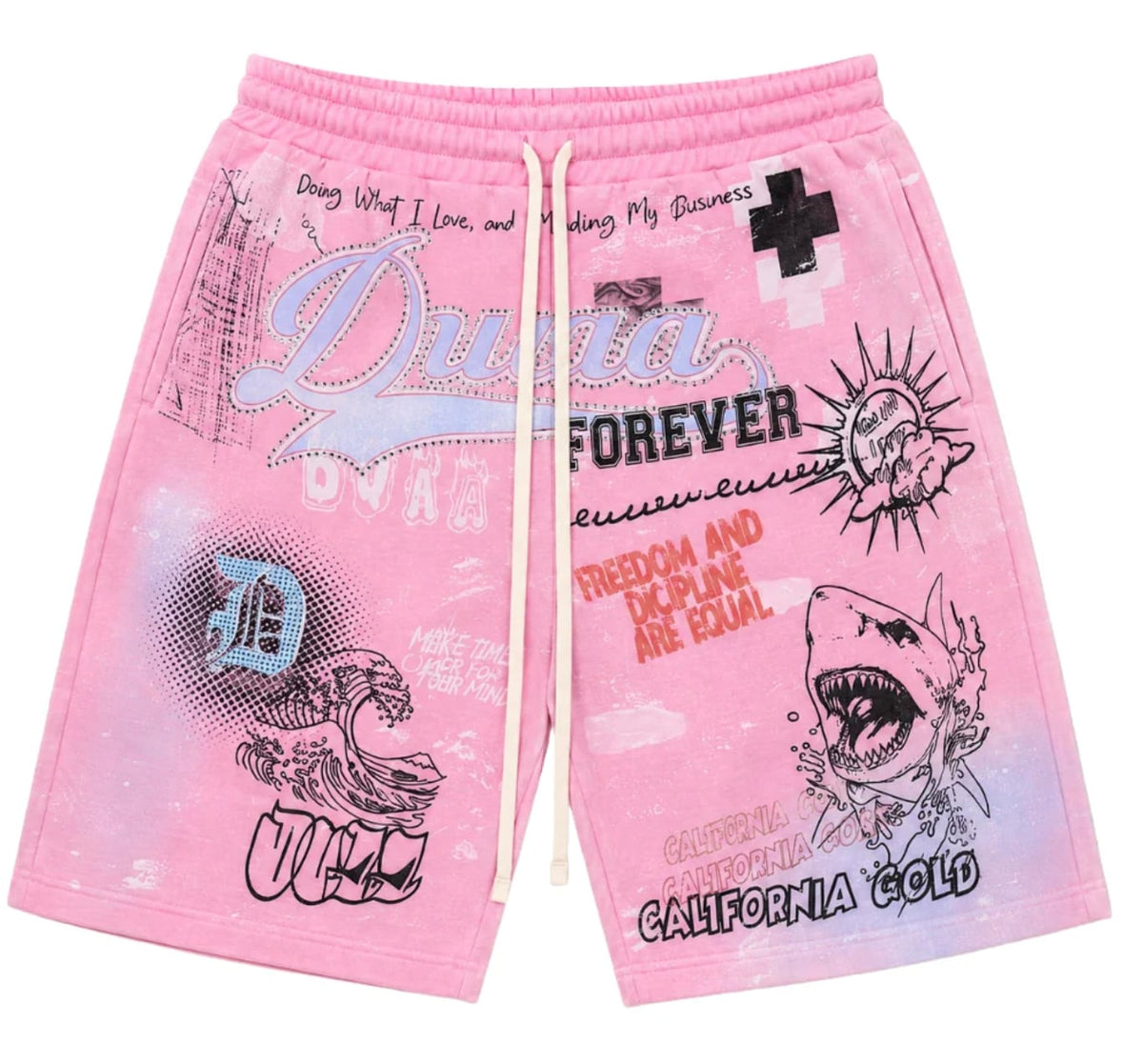 DUAA Cloud Shorts Pink