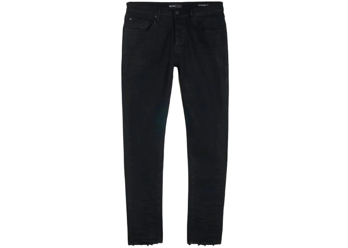 Purple Brand Black Resin 3/D Jean Black