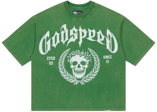 Godspeed Victor Crest T-shirt Green