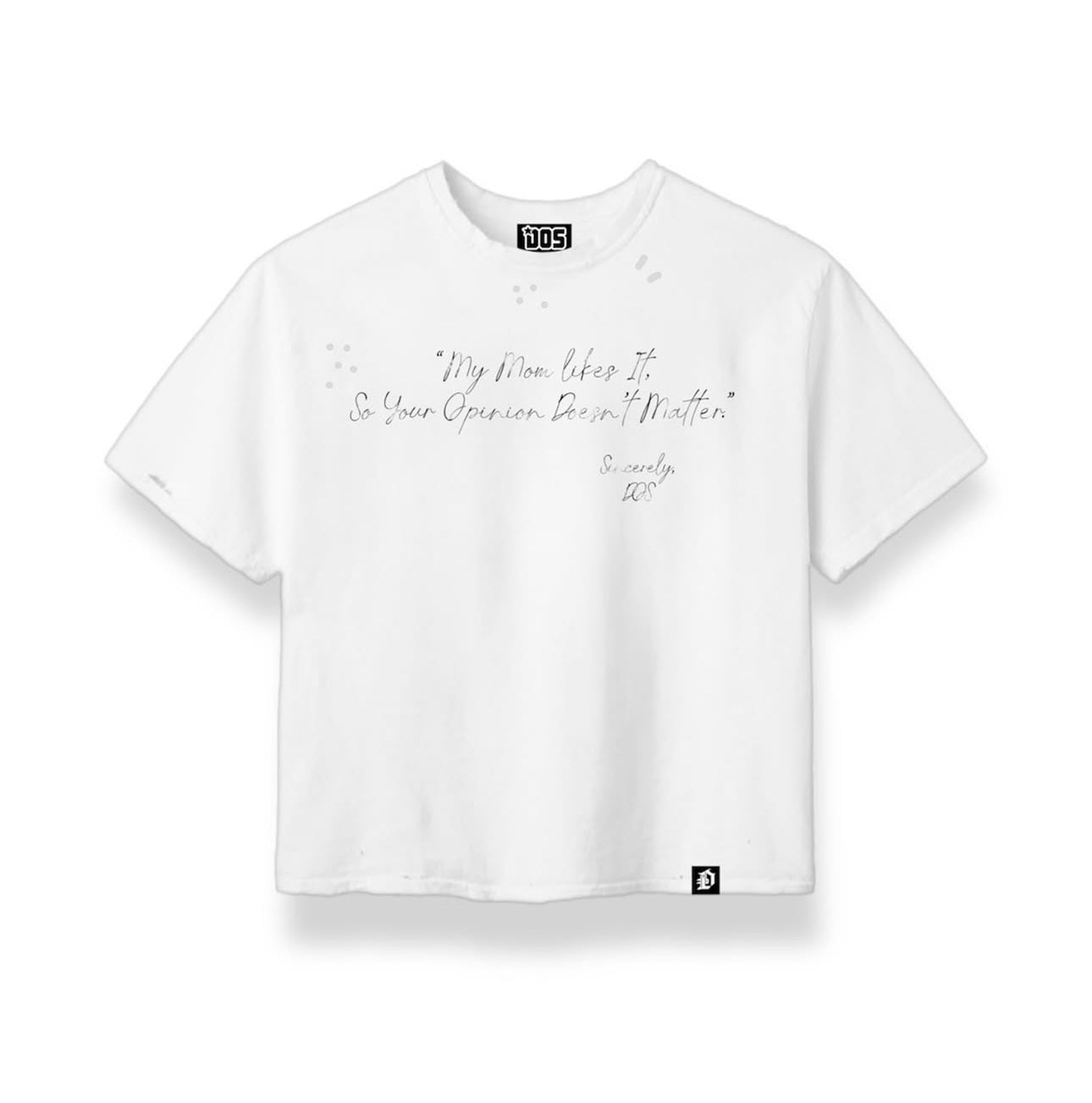 Dos Opinion s/s Tee White