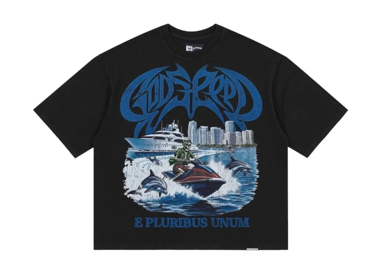 Godspeed GMYC Wave Runner T-Shirt 'Black'