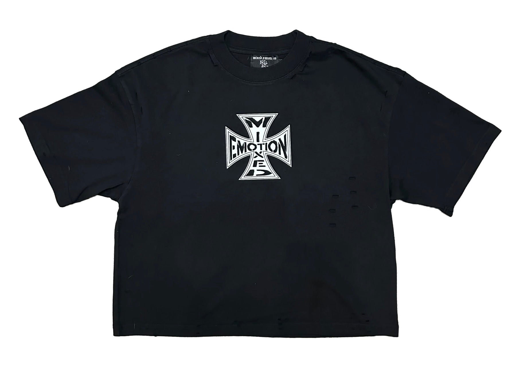 Mixed Emotions Black ‘Classic’ Tee Boxy fit