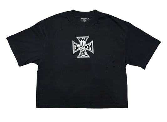 Mixed Emotions Black ‘Classic’ Tee Boxy fit