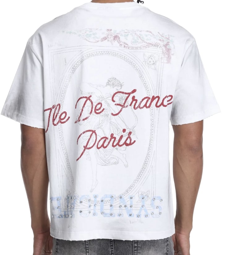Syndicate Capital P Tee White Red