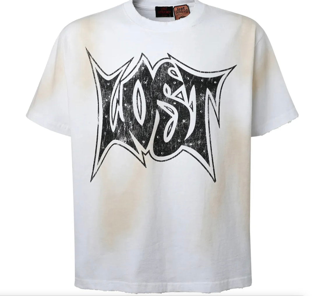 LOST INTRICACY Lost Outline White T-Shirt