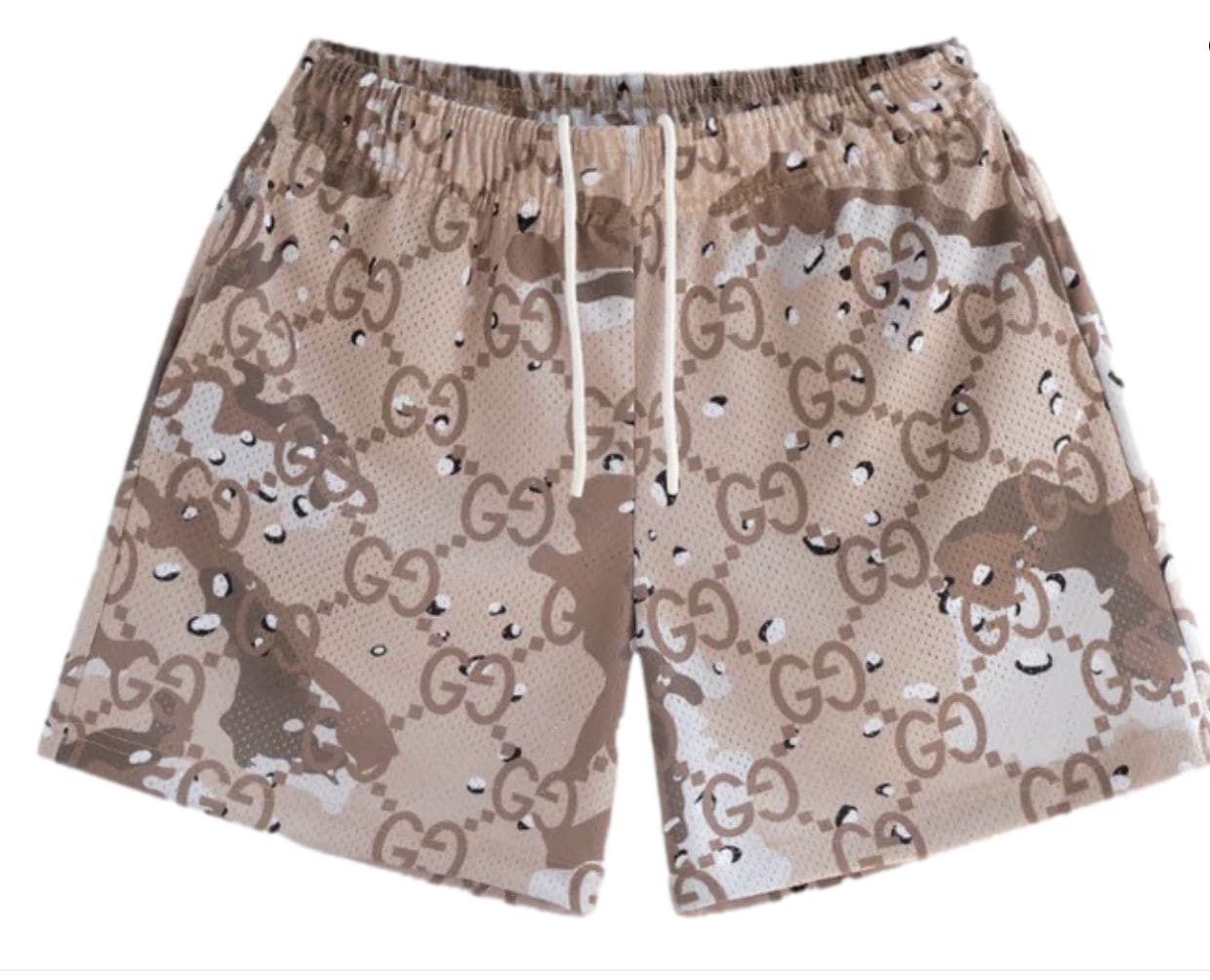 Bravest Studios Gucci Brown Camo Shorts